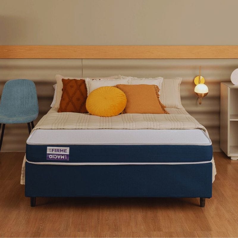 Colchão casal Guldi Soft com espuma D33 de alta resiliência, ideal para quem busca toque macio