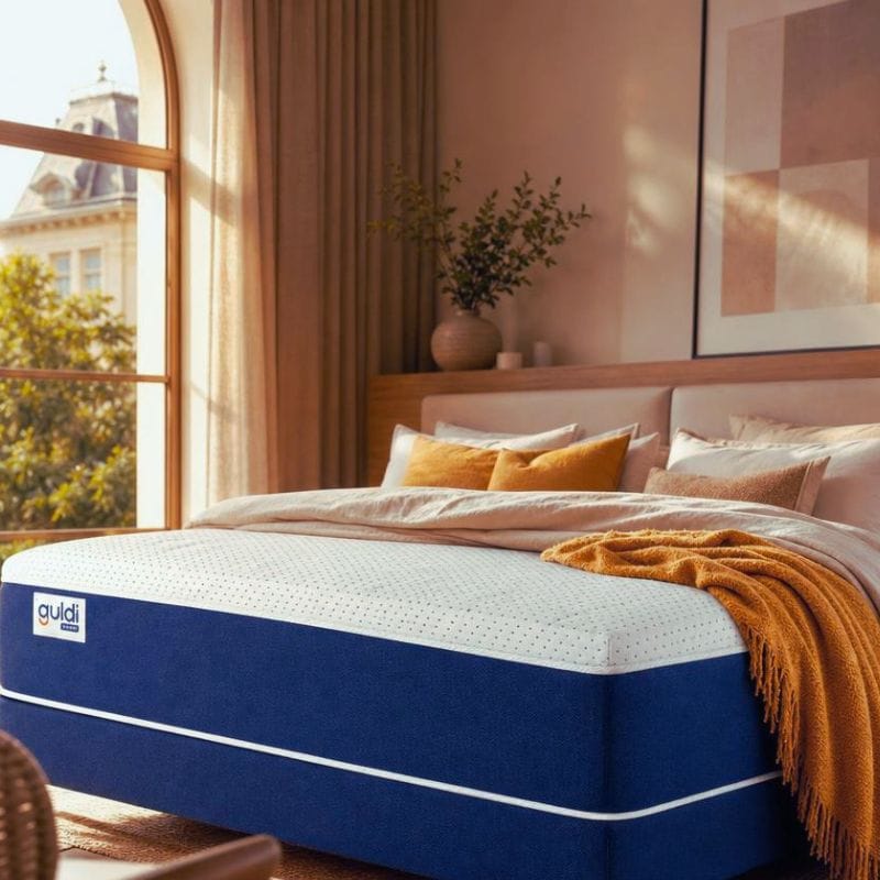 Colchão Guldi Original Macio casal com camada de memory foam, densidade D20