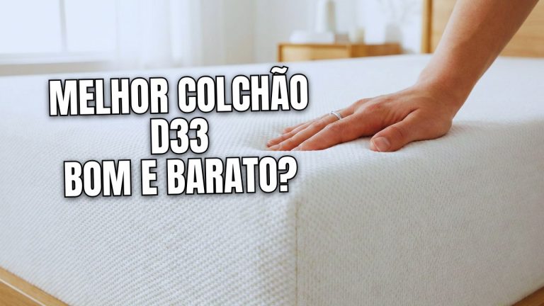 Ranking do melhor colchão casal D33 de espuma para suporte da coluna em 2026
