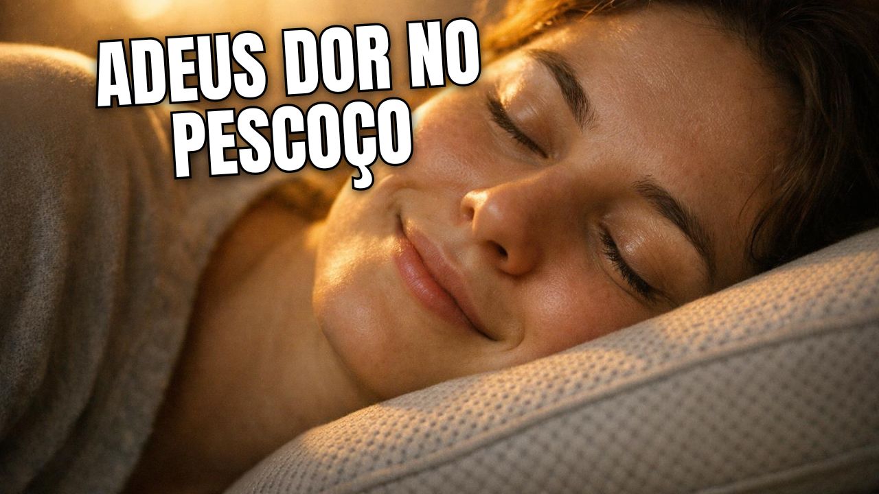 Mulher dormindo sem dor com o melhor travesseiro para cervical de 2026