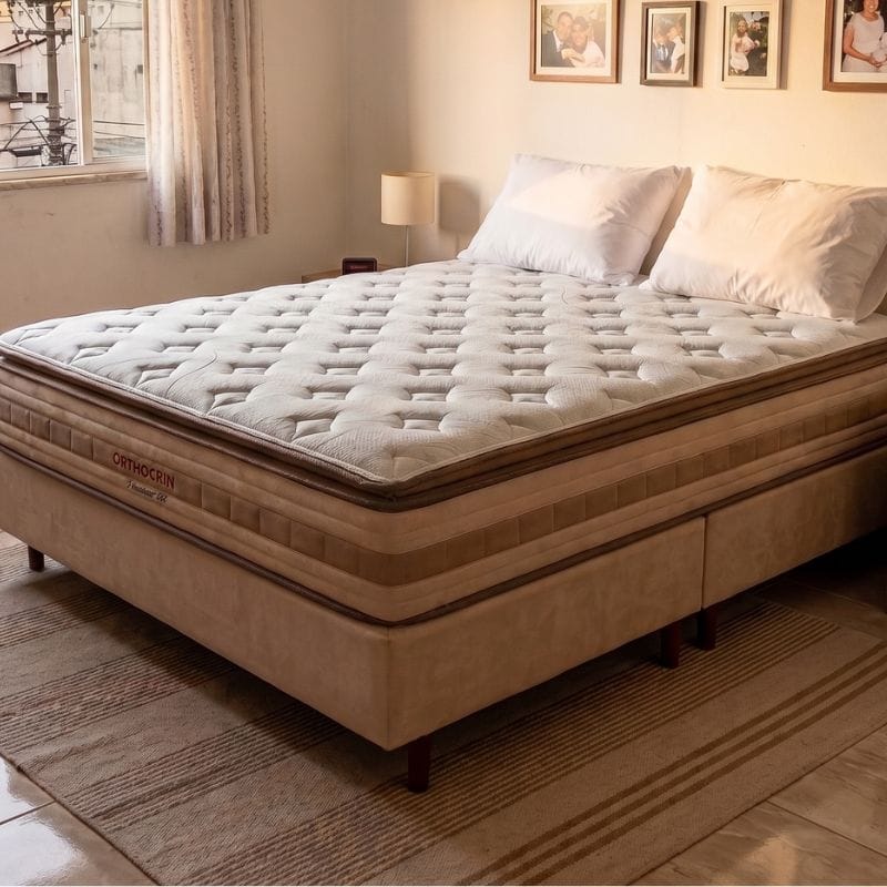 Orthocrin Splendor Pillow Top casal com molas ensacadas